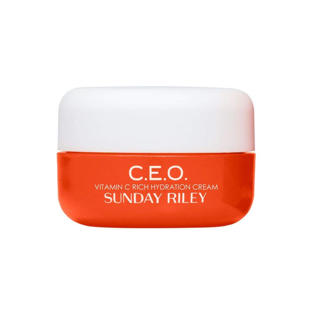 Sunday Riley front packaging displaying product and benefits