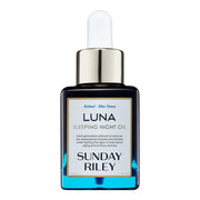 Sunday Riley Luna front packaging showing bottle and label benefits