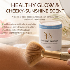 SunFX applied with fan brush demonstrating quick dry benefit