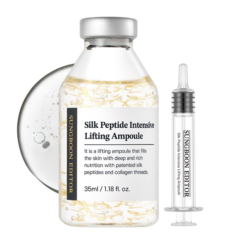 SUNGBOON EDITOR front bottle view showing sleek ampoule packaging and clear size