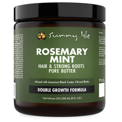 Sunny Isle front jar view showing product benefits and scent