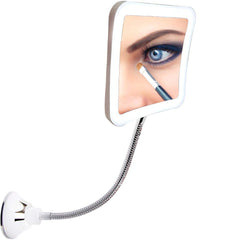 SunplusTrade front view of mirror showing compact cordless design and benefit of portability