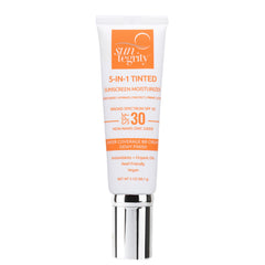 Suntegrity texture close-up showing creamy tinted formula that hydrates