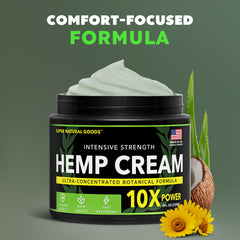 Super Natural Goods cream close-up texture showing fast-absorbing, non-greasy finish