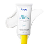 Supergoop! front packaging showing SPF 50 and hydrating finish benefit