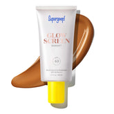 Supergoop! Glowscreen sunset front packaging showing product and SPF benefit