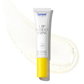 Supergoop! Lipscreen Shine front packaging showing clear glossy tube and SPF benefits