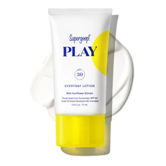 Supergoop! front packaging showing SPF 50 for easy identification and protection