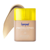 Supergoop! front packaging showing SPF 50 and shade 22W for easy identification and protection