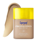 Supergoop! front packaging showing SPF 50 and lightweight protection benefit