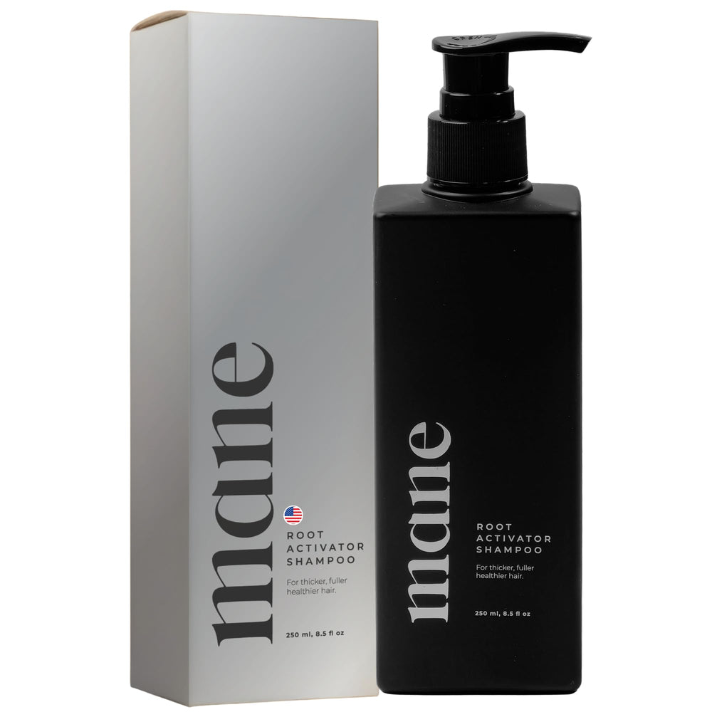 Superior Mane front bottle view showing brand and packaging benefit