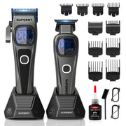 SUPRENT front packaging showing complete cordless clipper kit and benefits