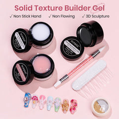 SUPWEE open jar close-up of firm gel texture for precise sculpting