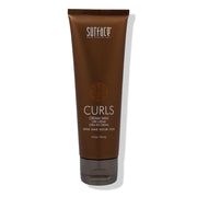 Surface jar front view showing label and polished packaging benefit shine