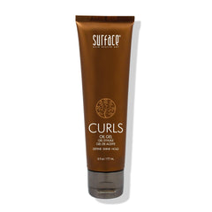 SURFACE front packaging shows 6 fl oz jar and product name, highlighting defined curls