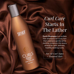 SURFACE pump and label closeup highlighting natural ingredients and clarity