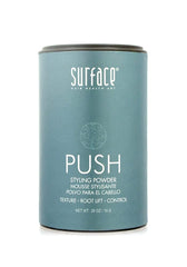 SURFACE compact bottle front view showing size and matte packaging for easy travel