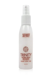 Surface front packaging showing bottle and label for clear product ID and trust