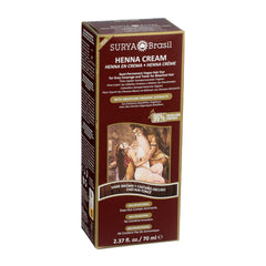 Surya applied to hair strand highlighting effortless spread and conditioned finish