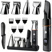 Suttik front view of full grooming kit showing all included tools for versatile trimming