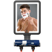 Suupvaor front view mounted showing clear mirror and LED lighting benefit