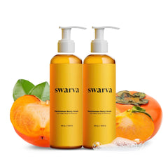 Swarva front packaging showing two bottles and product benefits