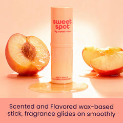 Sweetums open cap with balm exposed demonstrating smooth application benefit
