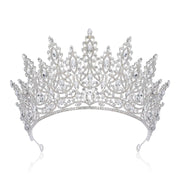 SWEETV tiara front view showing symmetrical crown and formal sparkle