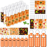 Swiffen front packaging showing 18-set fall lip balm and holders for easy gifting