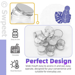 Swpeet jars packed in travel pouch illustrating portability and secure storage