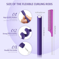 Syhood foam rod texture close-up showing soft surface for gentle scalp comfort