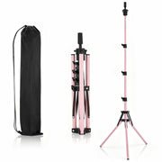SZCY LLC front view of wig stand showing stable tripod and full height