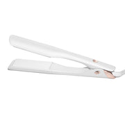 T3 Lucea front view showing white and rose gold finish and sleek profile benefits quick styling