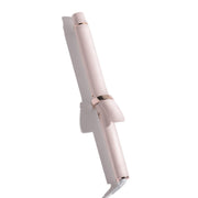T3 front view of curling iron showing extra-long barrel and ergonomic handle for fast styling