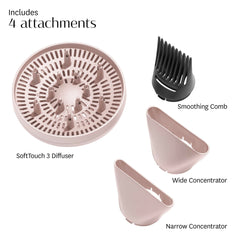 T3 smoothing comb detail demonstrating detangling and sleek finish