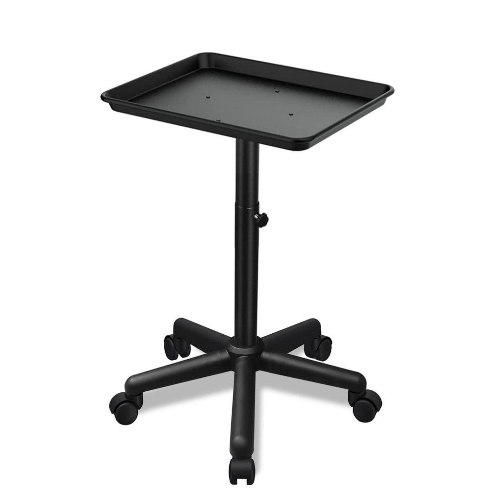 Takeashine front view of tray showing stable work surface and branding benefit