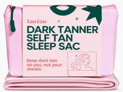 Tan Fan front view showing full sleep sack coverage and sheet protection