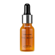 TAN-LUXE bottle front view showing compact travel-friendly sizing and brand