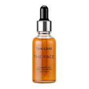TAN-LUXE bottle front view showing sleek packaging and easy dispensing