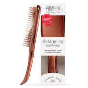 TANGLE TEEZER front view bronze chrome brush showing compact design and easy use