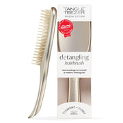 TANGLE TEEZER front view showing gold chrome brush and smooth design benefit: premium look