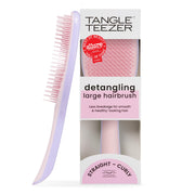 Tangle Teezer front view showing larger paddle for faster brushing