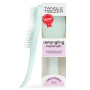 TANGLE TEEZER front view showing compact Ice Blue design and easy grip