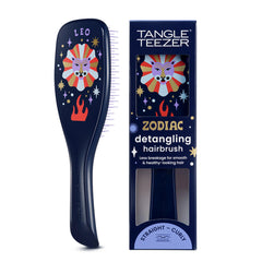 Tangle Teezer Leo front view showing brush shape and ergonomic grip benefit