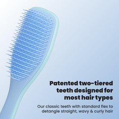 TANGLE TEEZER side profile highlighting shape for comfortable hold and control