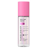 Tanologist front bottle showing clear tanning mist and clean packaging benefit