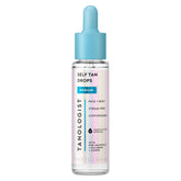 Tanologist medium drops front packaging showing product and size, clear and convenient