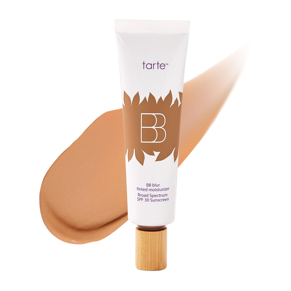 tarte front packaging tube shows compact travel-friendly design and SPF protection