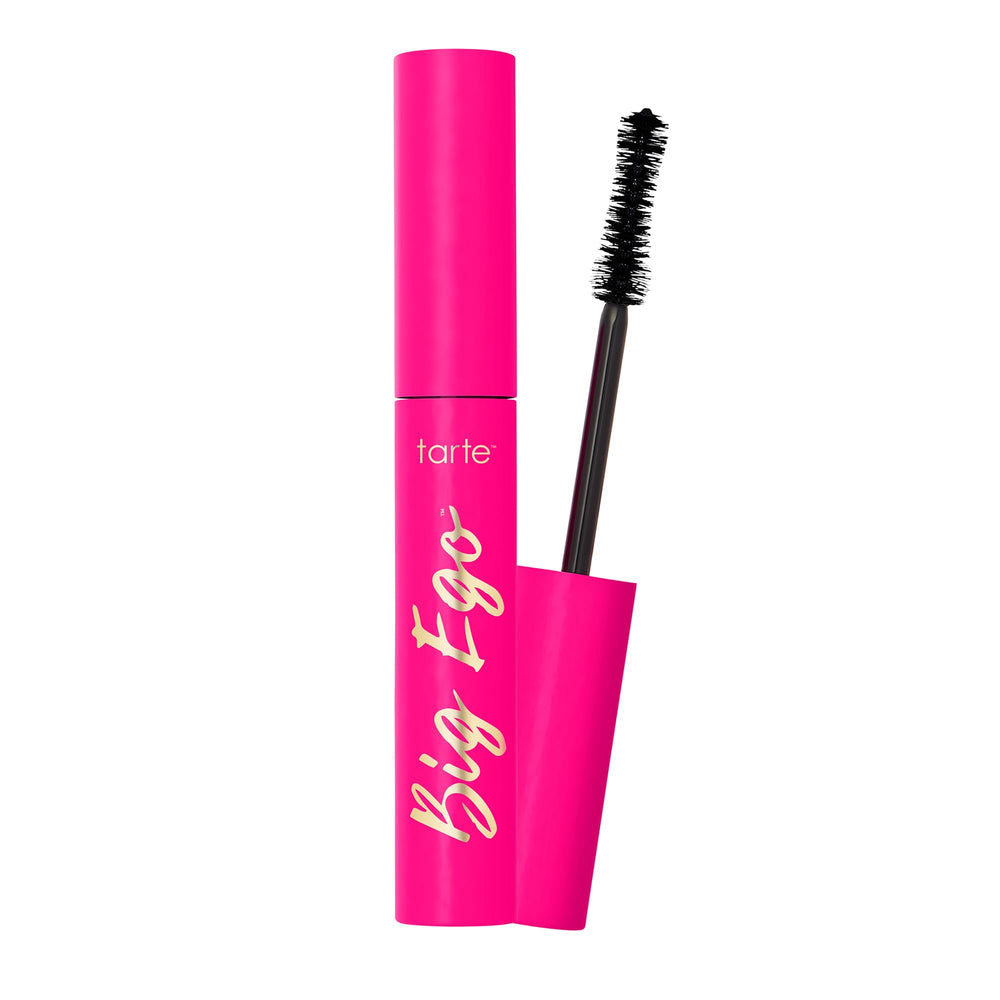 tarte front view of mascara tube shows sleek packaging and bold finish