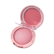 tarte compact front view showing dual cream and powder, perfect for travel